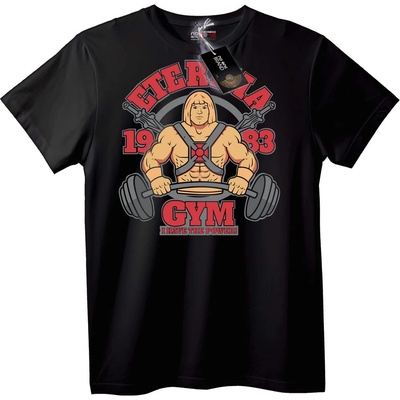 NOONEBRAND Тениска за фитнес He-Man от 1983 - 2XL, White