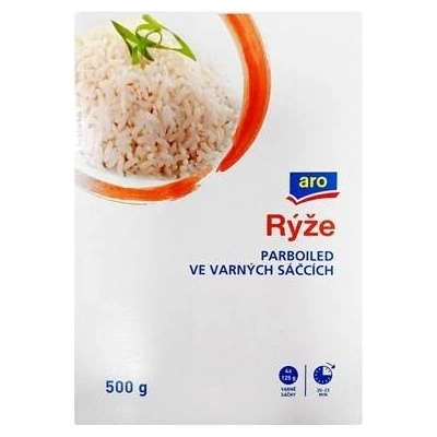 Aro rýže parboiled ve varných sáčcích 8 x 4 x 125 g