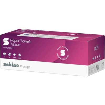 Satino prestige ZZ, dvouvrstvé, 3000 ks, 21 x 24 cm
