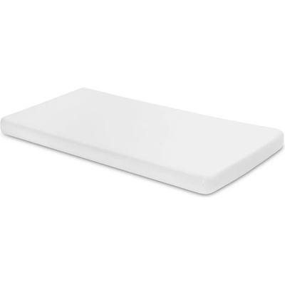 Памучен Чаршаф С Ластик Jersey Deluxe Бял 120Х60 Sensillo