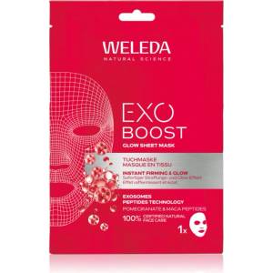 Weleda Exo Boost озаряваща платнена маска за стягане на кожата 20ml