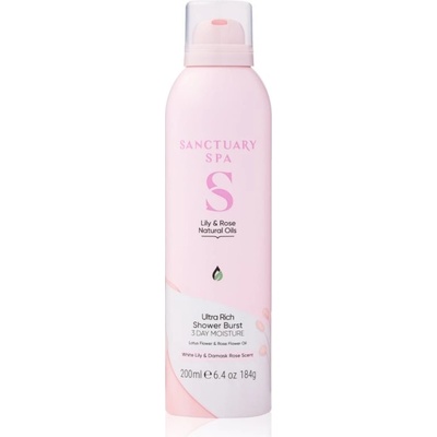 Sanctuary Spa Lily & Rose sprchová pena s vyživujúcim účinkom 200 ml