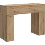 vidaXL Масичка за кафе Дъб артизан 102 x 35 x 75 см (899935)