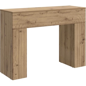 vidaXL Масичка за кафе Дъб артизан 102 x 35 x 75 см (899935)