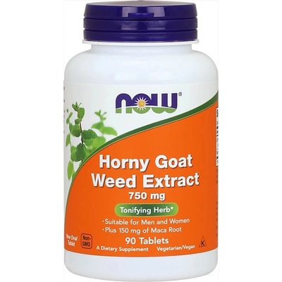 NOW Foods NOW Horny Goat Weed Extract 750 mg, 90 tablet
