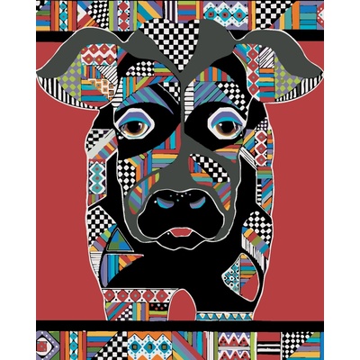 ZUTY Malování podle čísel KRÁVA 2 JONNA JAMES Rozměr 80 x 100 cm Rámování vypnuté plátno na rám