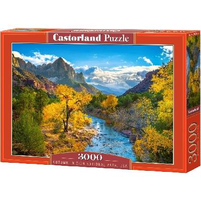 Castorland Пъзел Castorland от 3000 части - Есен в Национален парк Зион, САЩ (C-300624-2)