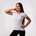 GymBeam Dámske tričko Basic White