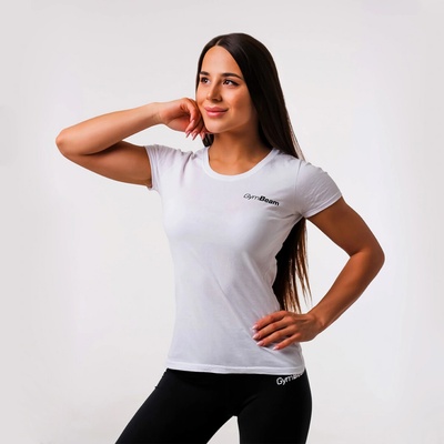 GymBeam Dámske tričko Basic White