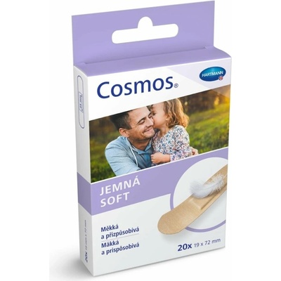 Cosmos jemná náplast soft 20 ks 19 x 72 mm