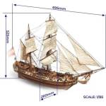 Occre La Candelaria 1: 85 комплект