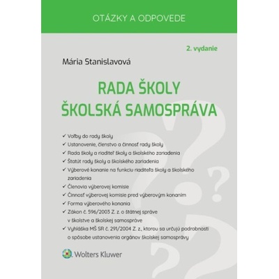 Rada školy Školská samospráva - Mária Stanislavová