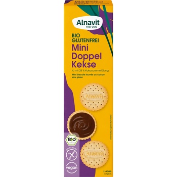 Alnavit Био мини двойни бисквити - 125 г