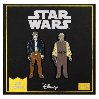 Numskull Odznak Star Wars Han Solo & Lobot Pin Kings