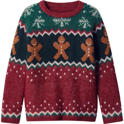 Lupilu dívčí vánoční pletený svetr červená – Zboží Dáma Lupilu dívčí vánoční pletený svetr červená – Zboží Dáma