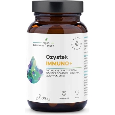 Aura Herbals Czystek Immuno+, 60 капсули, Aura Herbals (613284 AH)