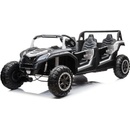 Mamido elektrické autíčko Buggy UTV čtyřmístné 24V nafukovací kola bílá