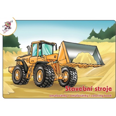 Omaľovánka A5 Stavebné stroje
