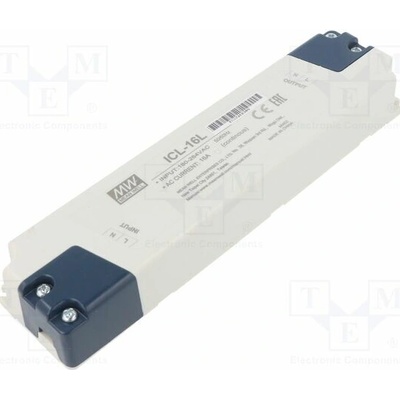 MEAN WELL ICL-16L Omezovač proudu; 180÷264VAC; 175x42x24mm; -30÷70°C; 23A