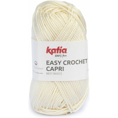 EASY CROCHET CAPRI Katia Farby EASY CROCHET CAPRI: 101 smotanová