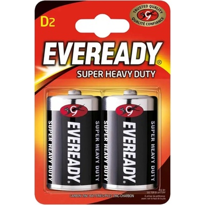 Energizer ЦИНКОВИ БАТЕРИИ eveready shd d bp2 energizer (7638900083613)