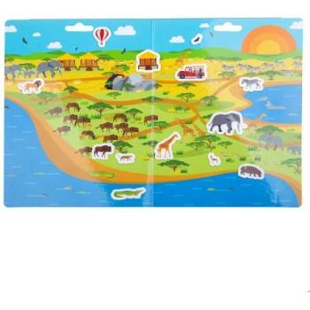 Image 1 of Bigjigs Toys - Книжка със стикери - Сафари (BJ010)