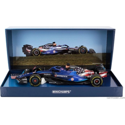 Minichamps Williams F1 Fw45 Team Williams Racing Gulf N 23 Austin Usa Gp 2023 Alexander Albon Modrá Černá 1:18