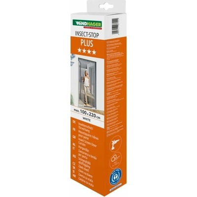 Windhager Záves proti hmyzu, 100 × 220 cm, polyester, biely, 3792