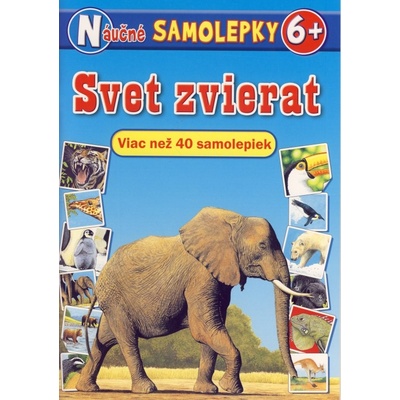 Svet zvierat s náučnými samolepkami