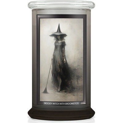 Kringle Candle Halloween Moody Witch with a Broomstick 624 g