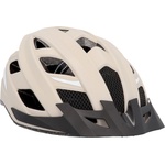 Fischer adult bicycle helmet, cycling helmet, city helmet Urban Plus Dallas, L/XL, 58-61cm, beige, with integrated LED rear light - 50630 (50630)