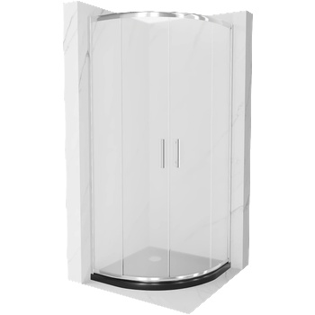 Mexen Rio 90x90 cm + tray round