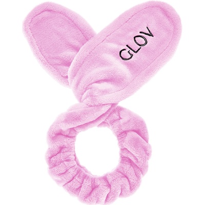 GLOV Bunny Ears Headband - 2in1 Hair Protecting Headband & Hair Tie - Pink