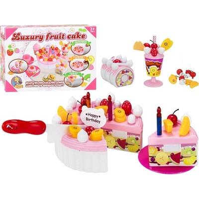 Lean Toys Súprava narodeninovej torty s príslušenstvom