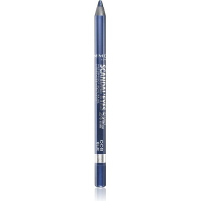 Rimmel ScandalEyes Waterproof Kohl Kajal водоустойчив молив за очи цвят 008 Blue 1, 3 гр