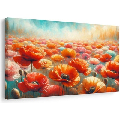 Obraz pole vlčích máků - 90x60