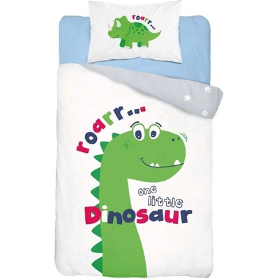 Detexpol obliečky Little Dino green 100 x 135 cm 40 x 60 cm