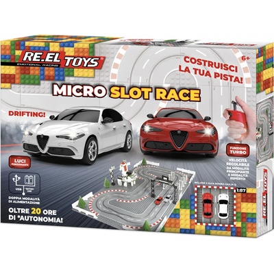 Autec AG Cartronic Autodráha Re.el toys Micro Slot RACE 1:87 Alfa