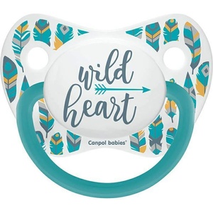 Canpol babies Силиконова анатомична залъгалка Canpol - Wild Nature, 6-18 m, Тюркоаз (23/286_tur)