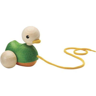 PlanToys Tahací kachna – dřevěná eko hračka od 12 měsíců