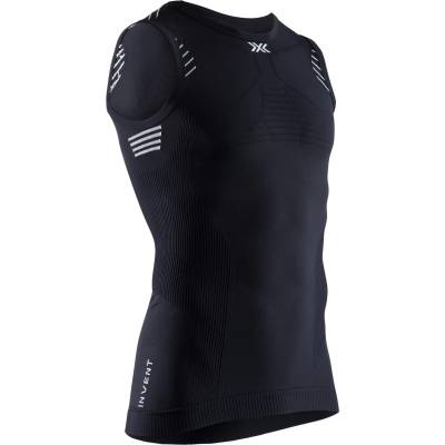 X-Bionic Мъжко синтетично термобельо X-Bionic Invent 4.0 LT Singlet Top - Opal Black / Arctic White (014-2274-0211)