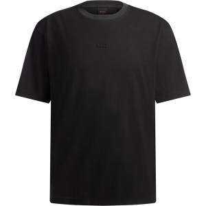 Boss Тениска Boss Men's TeBlock Oversized Fit Oversized T-Shirt - Black 001