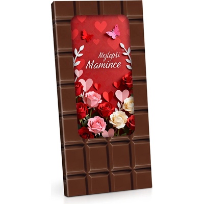 Selllot Nejlepší mamince hořká 60% vložená karta 100 g
