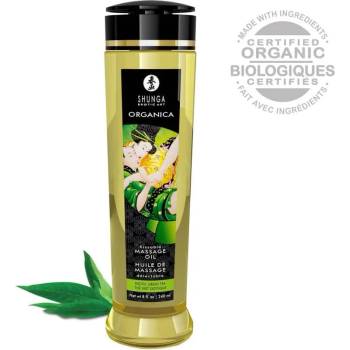 Image 1 of Еротично масажно олио с аромат на зелен чай - Erotic Massage Oil 240ml (SHUNGA0204)