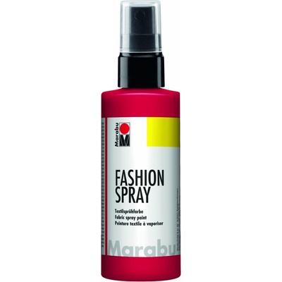 Marabu Fashion sprej na světlý textil červený 100 ml