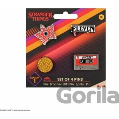 Stranger Things Pins 4-Pack Season 1