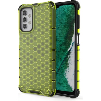 Samsung Honeycomb брониран калъф със силиконова рамка за Samsung Galaxy A32 5G - Зелен KP10003