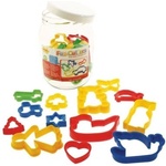 Bigjigs Toys - Буркан с 24 различни формички за сладки (BJ074)