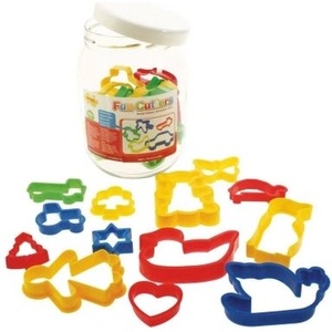 Bigjigs Toys - Буркан с 24 различни формички за сладки (BJ074)