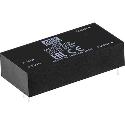 MEAN WELL MDS15B-05 DC / DC menič napätia 24 V 5 V 3 A 15 W Počet výstupov: 1 x